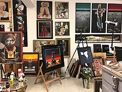 Atelier der Malerin Yolanda Feindura, Bremen (2019)