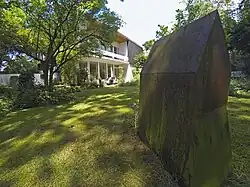 Ansicht des Atelierhaus Vahle aus dem Garten