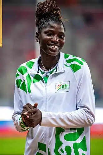 Temitope Adeshina bei den Afrikameisterschaften 2024 in Douala