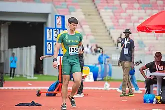 Fredriech Pretorius bei den Afrikameisterschaften 2024 in Douala