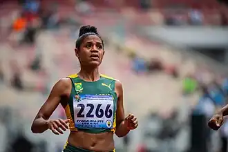 Tamzin Thomas bei den Afrikameisterschaften 2024 in Douala