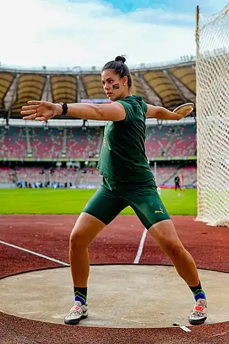 Yolandi Stander bei den Afrikameisterschaften 2024 in Douala