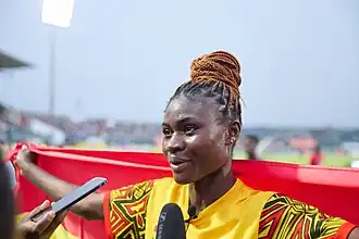 Rose Yeboah bei den Afrikaspielen 2024 in Accra