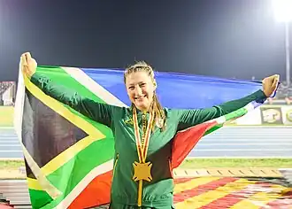 Mirè Reinstorf bei den Afrikaspielen 2024 in Accra