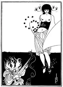 The Stomach Dance, Illustration zu Oscar Wildes Salome, 1893–1894