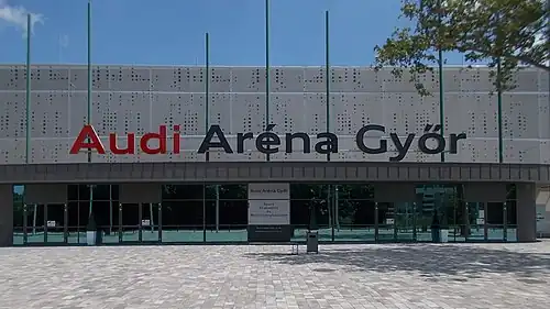 Die Audi Aréna in Győr