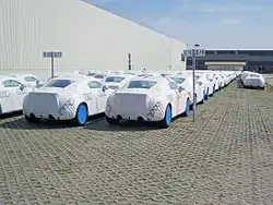 Transportfertige Audi TT in Győr