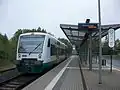Auerbach (Vogtl) ob Bf mit Vogtlandbahn (2016)