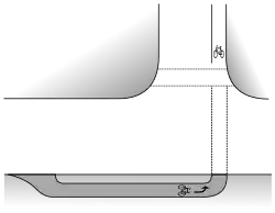 „Indirektes“ Linksabbiegen mit Hilfe eines „Auffangradwegs“ vor der Kreuzung rechts (grau)