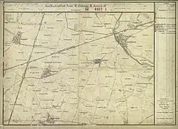 Gerasdorf (links) um 1873