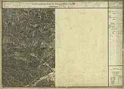 Der Westen von Furth, die Steinwandklamm ist noch nicht ausgebaut und nur an den Höhenunterschieden am Ende des Steinwandgrabens (Mitte rechts) erkennbar