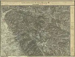 Quellen im Lassnitz Graben zwischen Wildbach Alm und Hand Alm im Aufnahmeblatt 1:25.000 der franzisco-josephinischen (3.) Landesaufnahme, Stand 1877/78