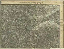Der Süden von St. Peter im Aufnahmeblatt 1:25.000 um 1878