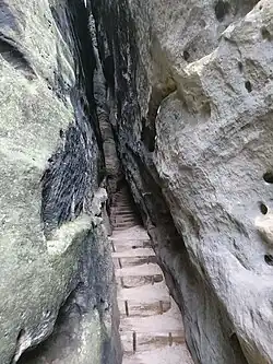 Aufstieg durch die Falkenschlucht