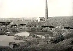 Frühere Ziegelei Seemann um 1930, Foto: August Kageler
