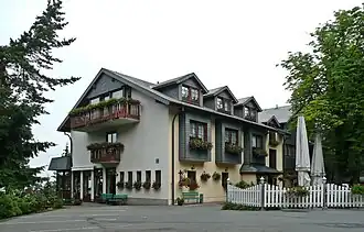 Das Berghotel auf dem Augustusberg