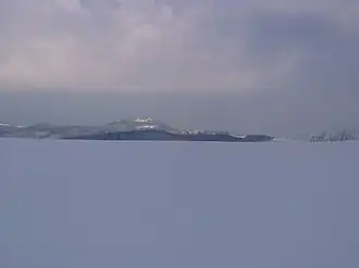 Blick zur Augustusburg im Winter