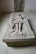 Grabmal des Hartmann von Lobdeburg in der Klosterkirche Auhausen