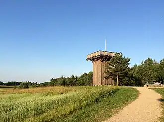 Aussichtsturm auf dem Aukštojas mit der neuen Höhe von 294 m