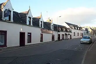 Straßenzug in Auldearn