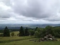 Aussicht Berggasthof Meißner