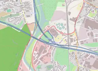 Übersichtskarte Autobahndreieck Saarbrücken