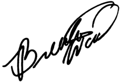Autogramm Brenton Wood