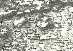In der Lasnitz, Ende 18. Jahrhundert (Atlas von Innerösterreich)