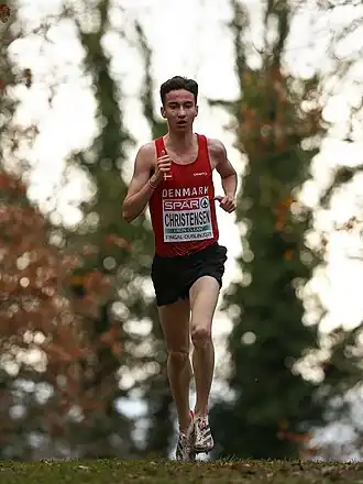Axel Vang Christensen bei den Crosslauf-Europameisterschaften 2021 in Dublin
