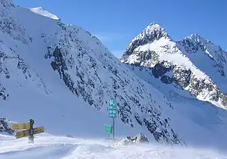 Bächenstock (rechts) im Winter