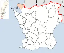 Lage der Gemeinde Båstad