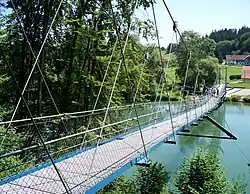 Die 2007 errichtete sogenannte Bürgerbrücke bei Altusried
