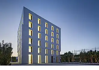 Bürogebäude in Lustenau, Österreich, 2013