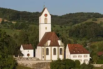 Beinhaus, Kirche und Pfarrhaus