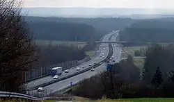 A 93 bei Altenstadt a. d. Waldnaab (Anschlussstelle 21b)