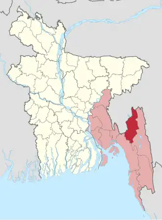 Distrikt Khagrachhari in Bangladesch