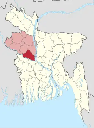 Distrikt Pabna in Bangladesch