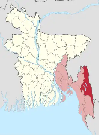 Distrikt Rangamati in Bangladesch