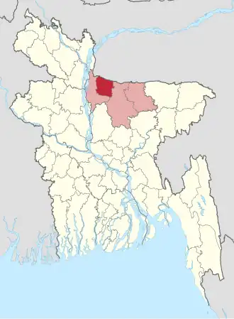 Distrikt Sherpur in Bangladesch
