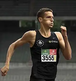 Dylan Borlée – ausgeschieden als Fünfter des ersten Halbfinals