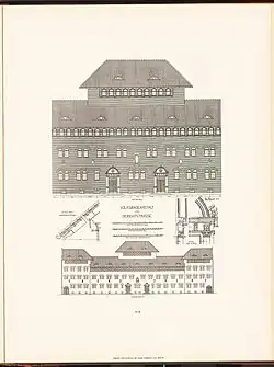Ansicht, Ansicht Mittelbau, Details