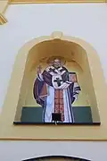 Patronatsfreske des Hl. Vaters Nikolaus