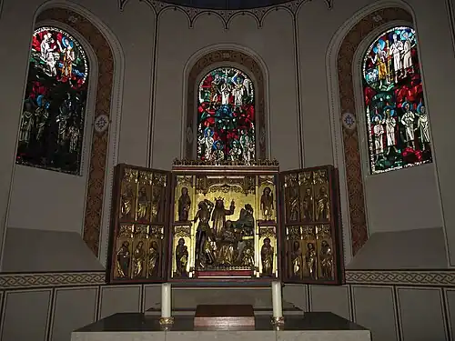 Dreikönigsaltar als Hauptaltar im Chor