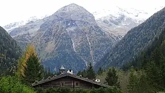 Blick vom Kötschachtal auf den Böcksteinkogel
