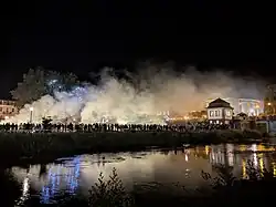 Bad Kissingen, Rosengarten mit Rakoczy-Illumination 2025