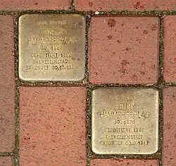 Stolpersteine für Frieda und Henny Hammerschlag