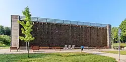 Gradierwerk im Kurpark (Salinenpark) in Bad Rappenau