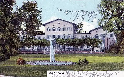 Das 1849 erbaute Kurhaus