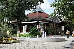 Eingang zum Kurhaus von Bad Wörishofen