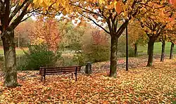 Im herbstlichen Kurpark
